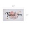 Wrapables 2.1" x 3.5" Thank You Card Inserts, Appreciation Cards for Small Business, Weddings, Bridal & Baby Showers, 120pcs